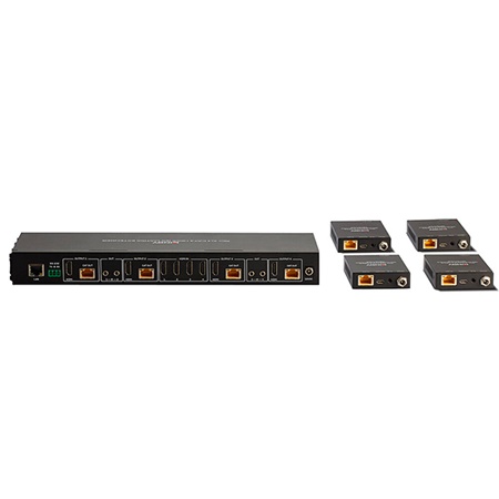 Matrice LINDY HDMI 4 entrées HDMI 4 sorties Vidéo Cat6