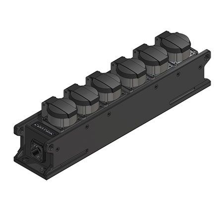 Bloc multiprise CONTRIK PRO IP54 - 6 prises NF - True One in et out