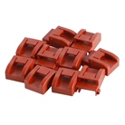 Lot de 10 clips de sécurité pour connecteur CONTRIK - rouge