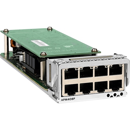 Module d'extension 8 x 10Gb/s PoE+pour switch modulaire NETGEAR 