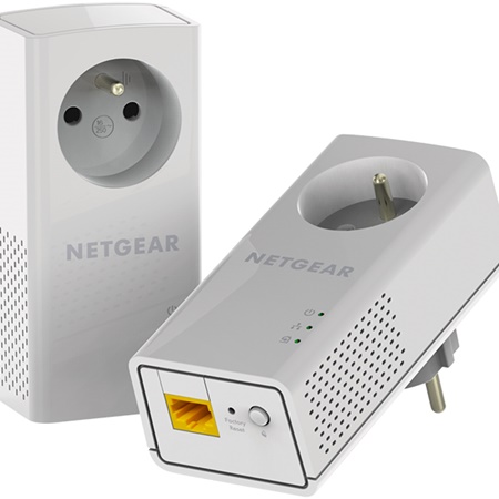 Kit de 2 prises CPL 1000Mbit/s NETGEAR PLP1000