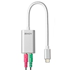 Adaptateur LINDY USB type C vers Audio Mini Jack 3,5mm