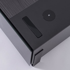 Meuble TV bas UX Design ERARD Naga 2000 Carbon - Chargeur QI et USB