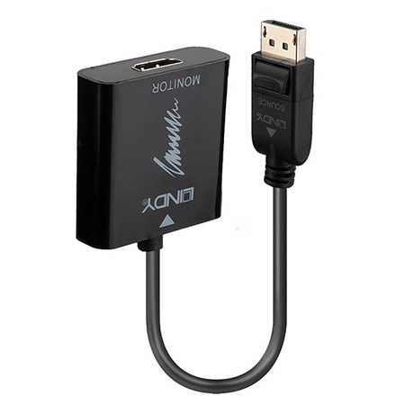 Adaptateur actif LINDY DisplayPort 1.2 mâle - HDMI femelle - 18G