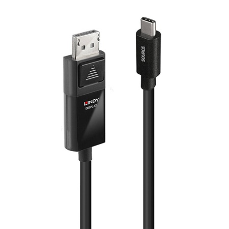 Cordon LINDY USB type C - DisplayPort 1.4 - 4K60 HDR- 3m 