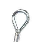 Elingue câble acier 3mm - gaine noire - CMU 90kg - Lg 4m