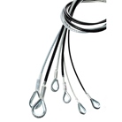 Elingue câble acier 3mm - gaine noire - CMU 90kg - Lg 4m