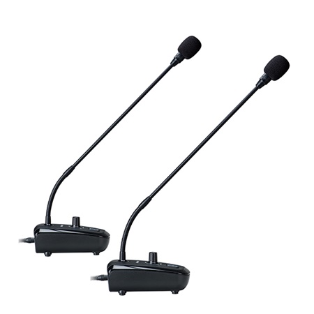 Kit 2 interphones de guichet sans fil complet + HP intégrés WIS Okayo