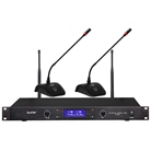 Mini conférencier sans fil UHF 2 postes + centrale HT-820B HTDZ