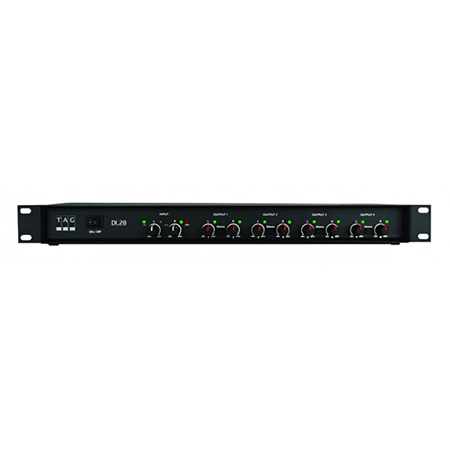 Distributeur audio 2 entrées 8 sorties DL-28 TAG