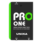 Boite de direct DI pro monocanal passive PRO ONE Unika