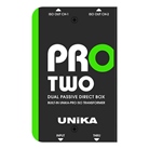 Boite de direct DI pro 2 canaux passive PRO ONE Unika