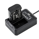 Chargeur double JJC DCH-LPE6 pour batterie Canon LP-E6 et LP-E6N