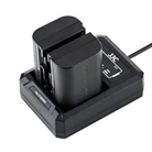 Chargeur double JJC DCH-LPE6 pour batterie Canon LP-E6 et LP-E6N