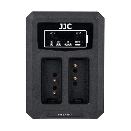 Chargeur double JJC DCH-LPE17 pour batterie Canon LP-E17
