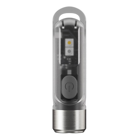 Mini lampe torche led Nitecore TIKI GITD Keychain Light - Blanc