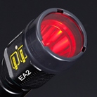 Filtre rouge NITECORE NFR23 pour lampe torche Led