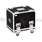 Flight-case Rythmes et Sons type cloche pour 2 enceintes NEXO P15