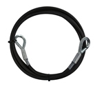 Elingue câble acier 6mm - gaine noire - CMU 400kg - Lg 4m RIGLIFT