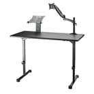 Table DJ professionnelle 1,17m x 60cm réglable en hauteur 12170 K&M