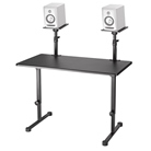 Table DJ professionnelle 1,17m x 60cm réglable en hauteur 12170 K&M