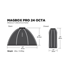 Boite à lumière octogonal MagMod Magbox Pro 24 Octa Softbox Ø 61cm