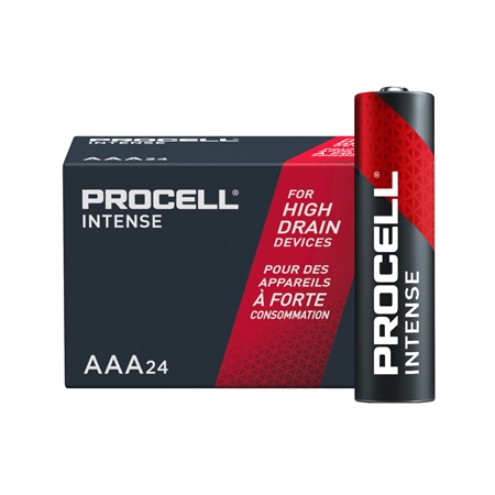 Boîte de 10 piles alcalines PROCELL INTENSE 1.5V LR03 AAA 1461mAh