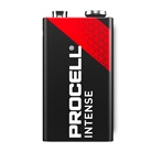 Boîte de 10 piles alcalines PROCELL INTENSE 9V 6LR61 628mAh