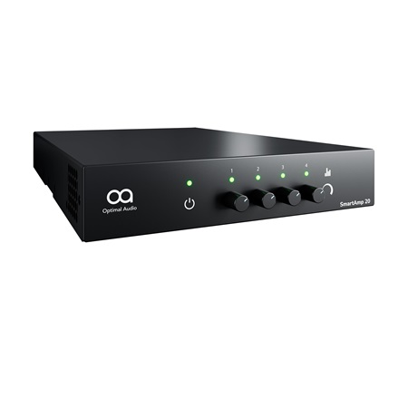 Amplificateur avec DSP intégré 4 x 125W Smart Amp 20 Optimal Audio