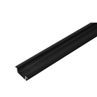 Profilé aluminium noir de 2m PRO 1 Recessed pour ruban LED - ARTECTA