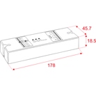 Contrôleur DMX 4 canaux pour ruban LED RGBW 12-36V - ARTECTA