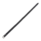 Ceinture en cuir noire Safe Up - Longueur : 130cm - Largeur : 5cm