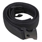 Ceinture en nylon noire - Longueur : 116cm