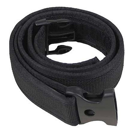 Ceinture en nylon noire - Longueur : 116cm