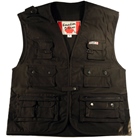 Gilet léger de type ''Reporter'' ou ''Roadie'' noir - Taille S