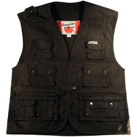 Gilet léger de type ''Reporter'' ou ''Roadie'' noir - Taille M