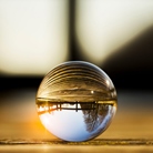 Boule Photoball CARUBA Lensball claire - Diamètre 90mm