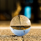 Boule Photoball CARUBA Lensball claire - Diamètre 90mm