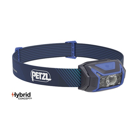 Lampe frontale Led PETZL Actik Core Bleu avec batt. rechargeable Core