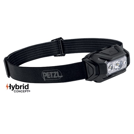 Lampe frontale Led PETZL Aria 2 Blanc et RGB - Noir