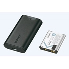 Chargeur de voyage SONY ACC-TRDCJ avec 1 batterie Lithium Ion NP-BJ1