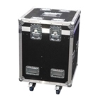 Flight case pour 4 projecteurs ROXX E.SHOW + plateau d'accessoires