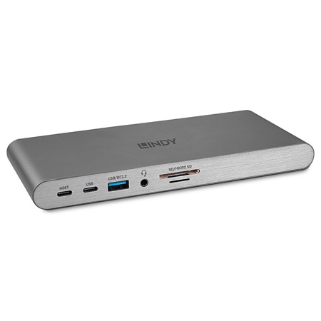 Mini Docking Station d'accueil LINDY DST-Pro 5K XT USB C USB 3.2 4K