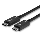 Cordon Thunderbolt 4 USB type C mâle/mâle - Long. : 1m - Noir  LINDY