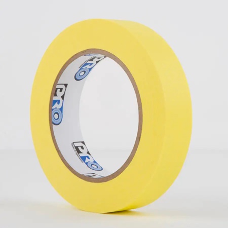 Adhésif papier opaque PRO TAPES Pro 46 Crepe Paper Tape - Jaune