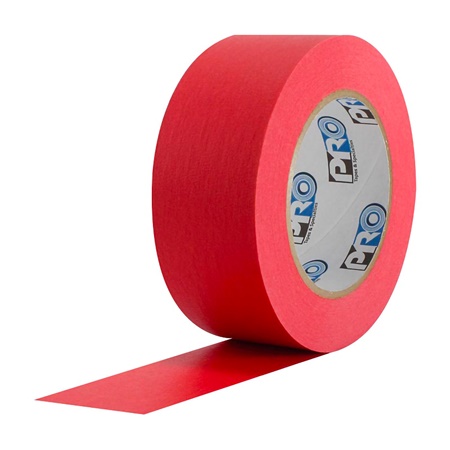 Adhésif papier opaque PRO TAPES Pro 46 Crepe Paper Tape - Rouge