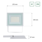 Quartzled Blanc neutre 4000K 100W BLANC - IP65 - SPECTRUM LED