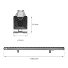 Rampe d'éclairage extérieure ECLAIR 36W 24V 3000K 100cm - SPECTRUM LED