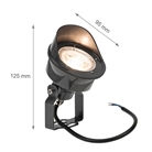 Spot d'éclairage extérieur FLORI 12W 24V 3000K - SPECTRUM LED