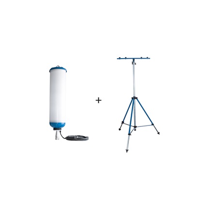 Kit éclairage chantier 500W sur trépied - hauteur max 4,6m AS Schwabe
